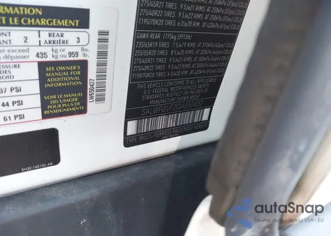 2016 Land Rover Range Rover Sport 3.0L V6 Supercharged Hse from USA, damaged, VIN SALWR2VF2GA650437